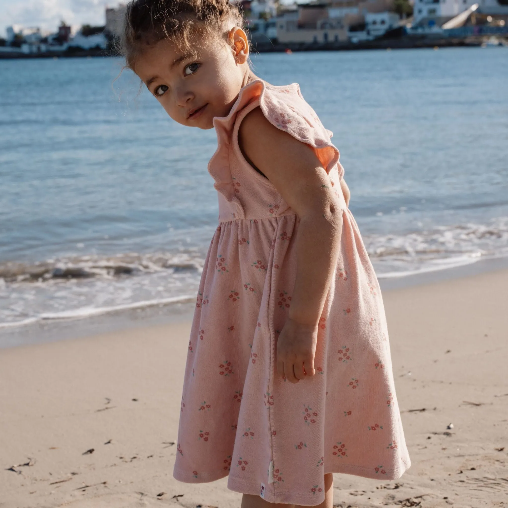 Little Dutch Dress - Pink - Floral Print New