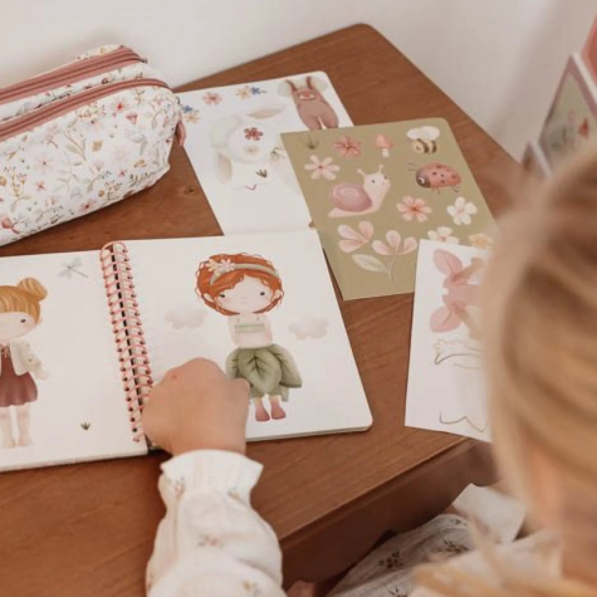 Little Dutch Dress-up and sticker book - Fairy Garden