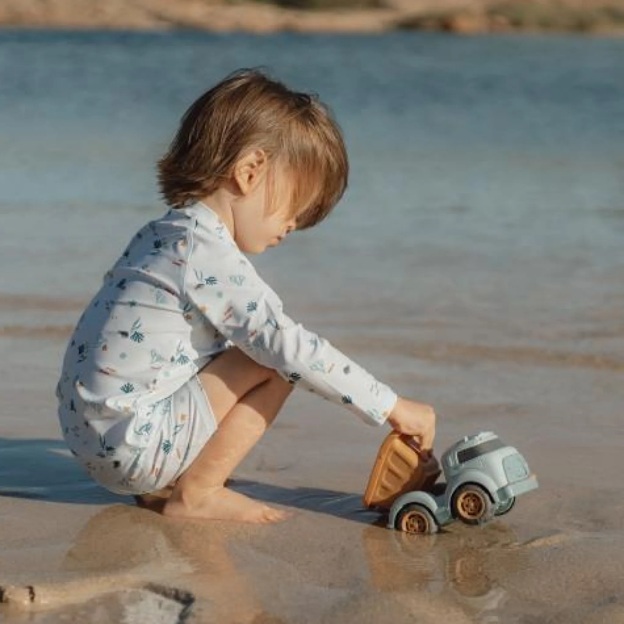 Little Dutch Dump truck - Blue - Ocean Dreams Discount