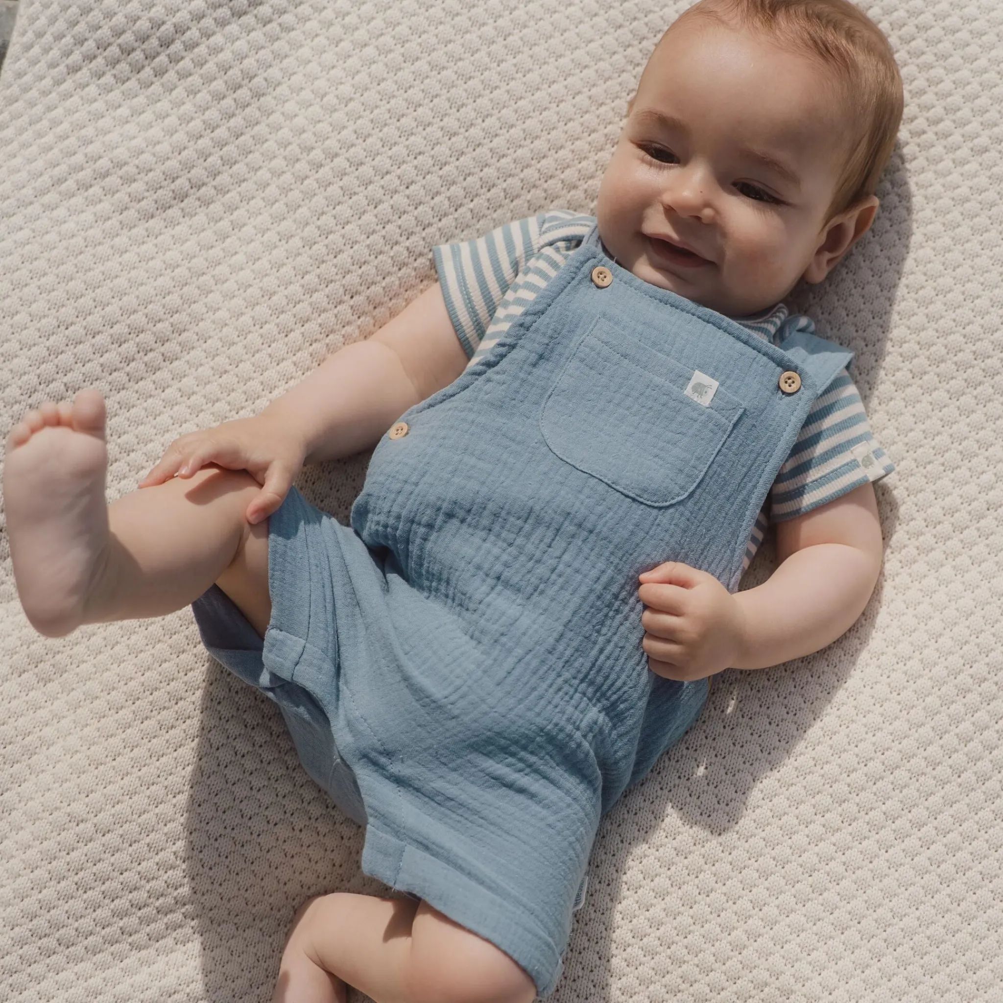 Little Dutch Dungarees - Blue