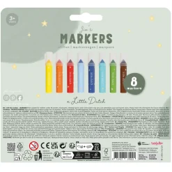 Little Dutch Felt-tip pens - Multicolored - Essentials - Jim Outlet