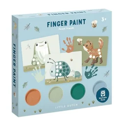 Little Dutch Finger paint set - Forest Friends New
