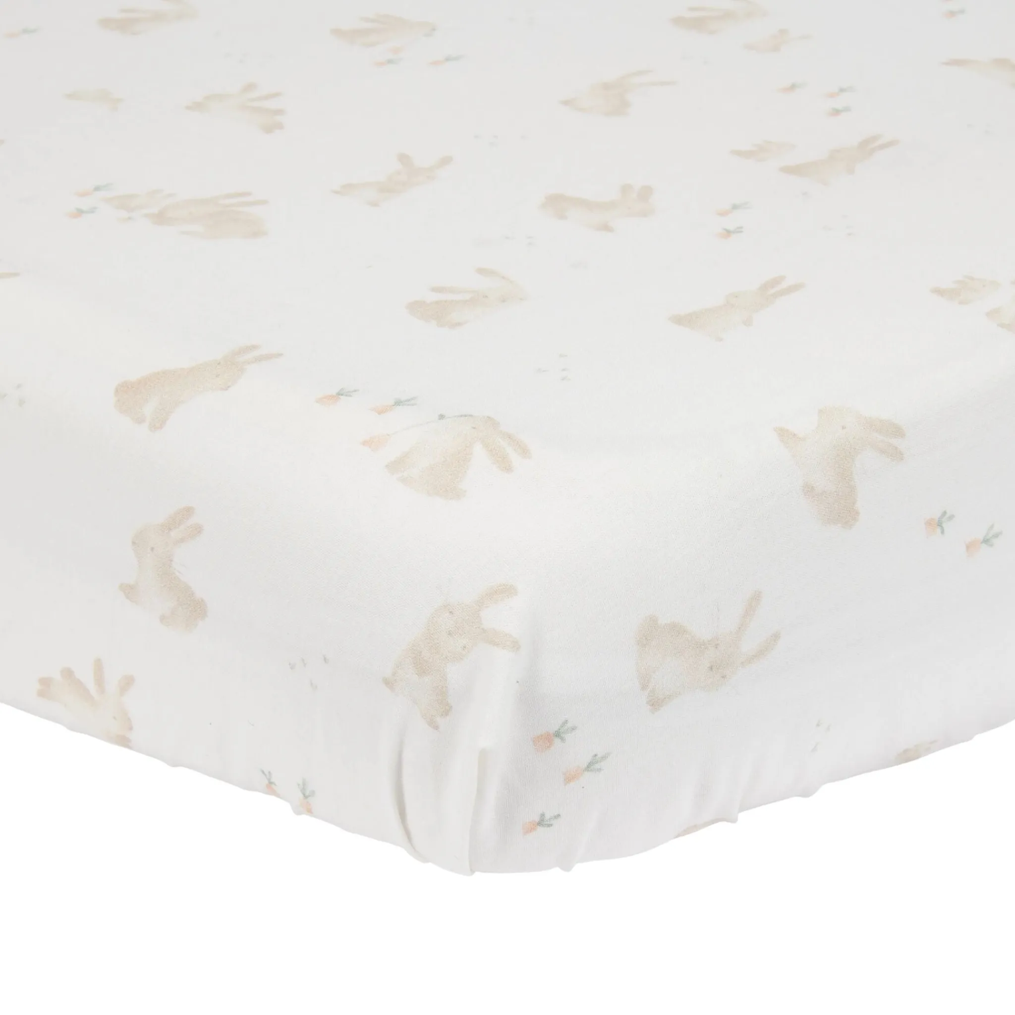 Little Dutch Fitted Sheet Junior 70x140/150 cm - White - Baby Bunny New