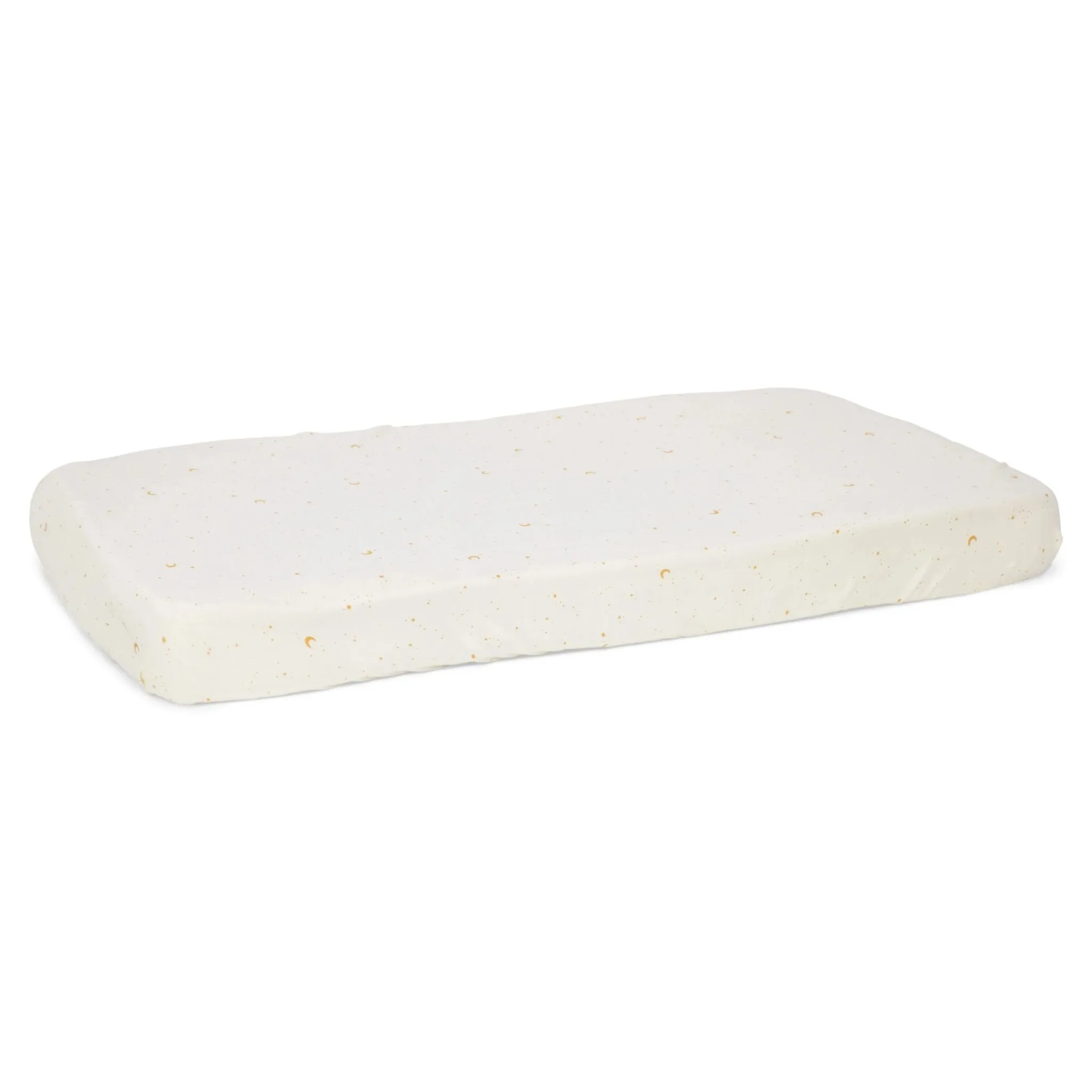 Little Dutch Fitted sheet - White - 70 x 140/150 cm - Moon & Stars New