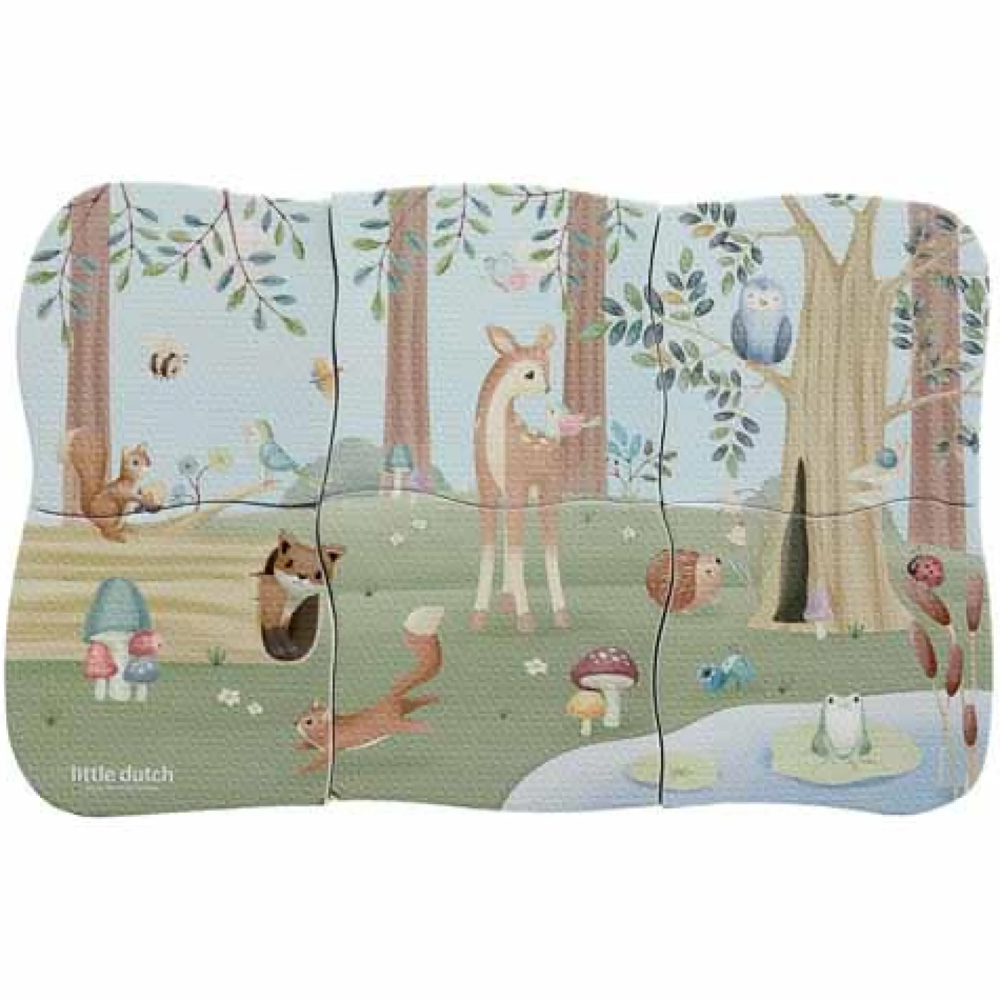 Little Dutch Foam puzzle - Multicolored - Forest Friends Outlet