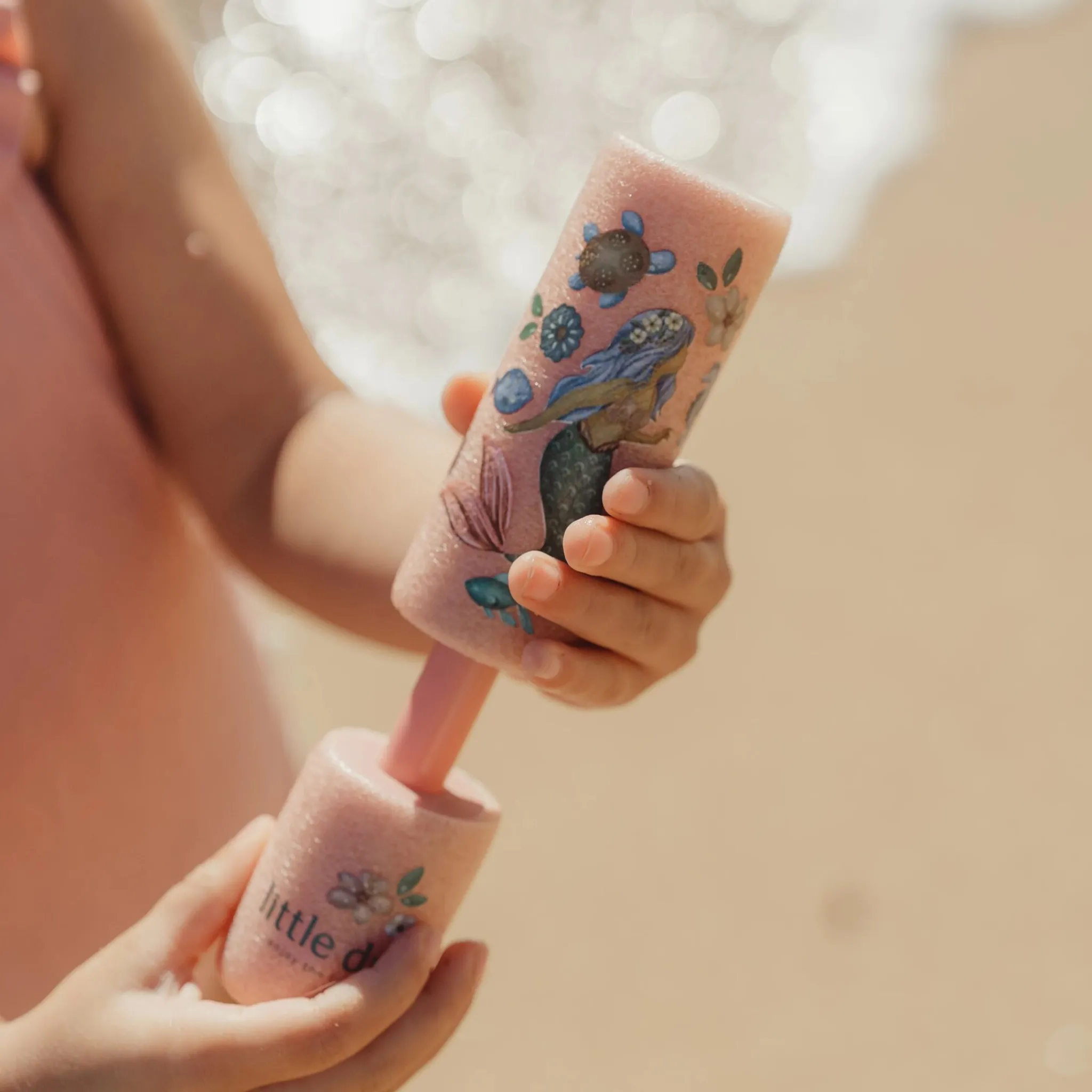 Little Dutch Foam Water Gun - Pink - Dreamy Mermaid New