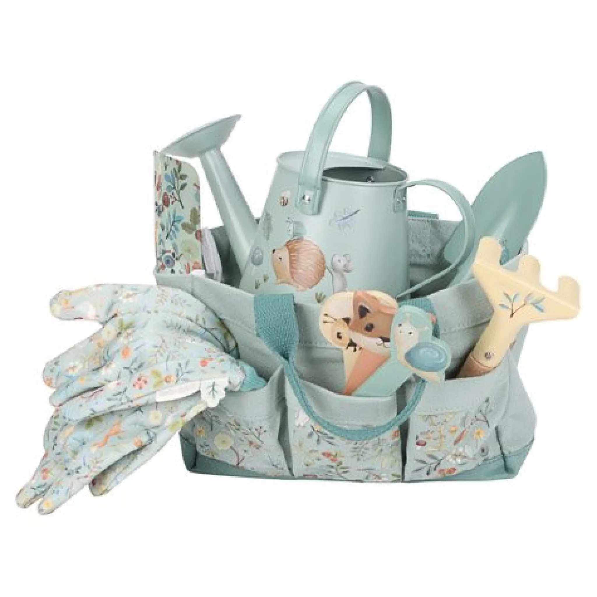 Little Dutch Garden gift set 10-piece - Blue - Forest Friends Best