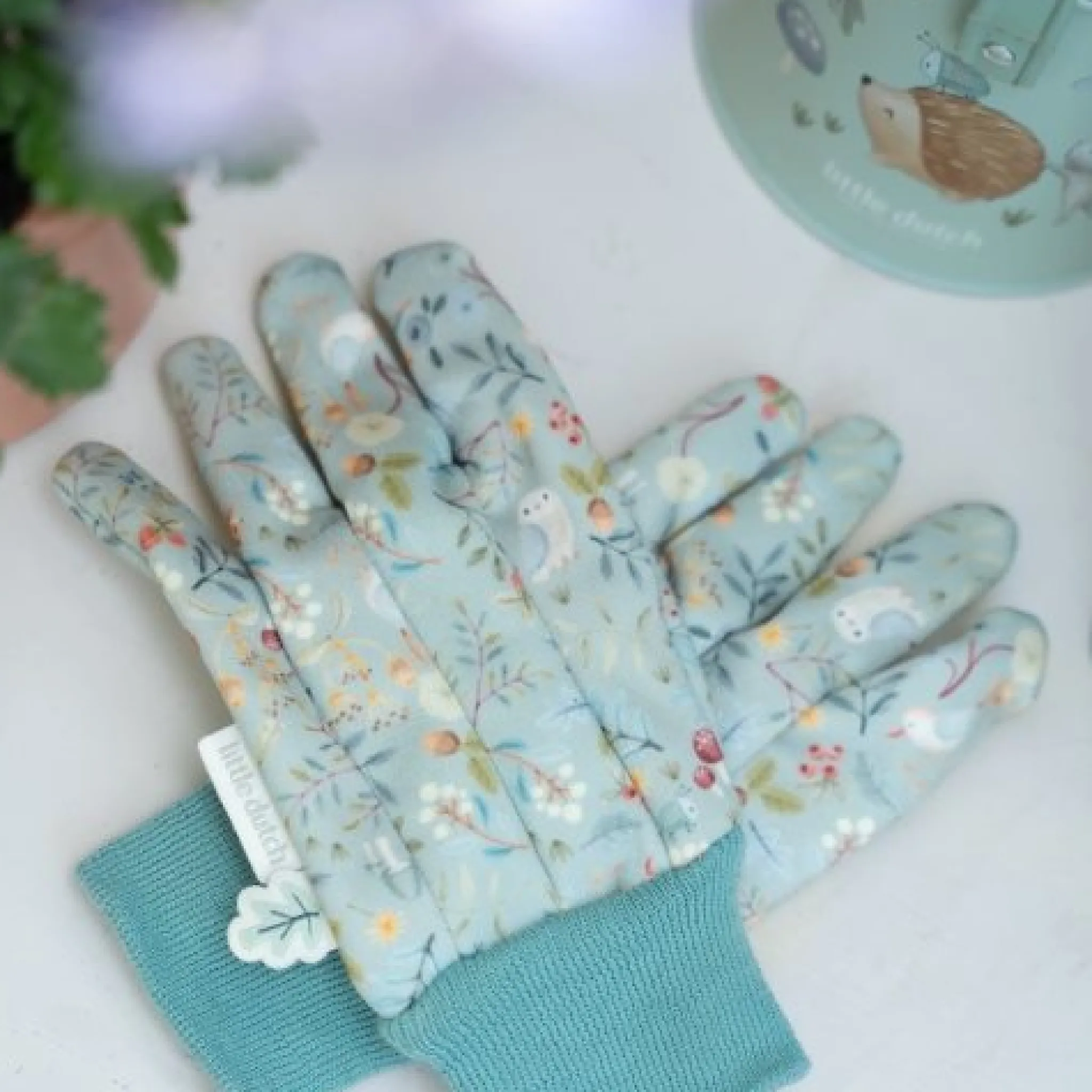 Little Dutch Garden gift set 10-piece - Blue - Forest Friends Best