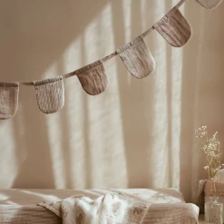 Little Dutch Garland with flags - Beige - Essentials Best