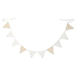 Little Dutch Garland with flags - Beige - Newborn Naturals - Little Goose Hot