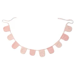 Little Dutch Garland with flags - Pink - Essentials Clearance