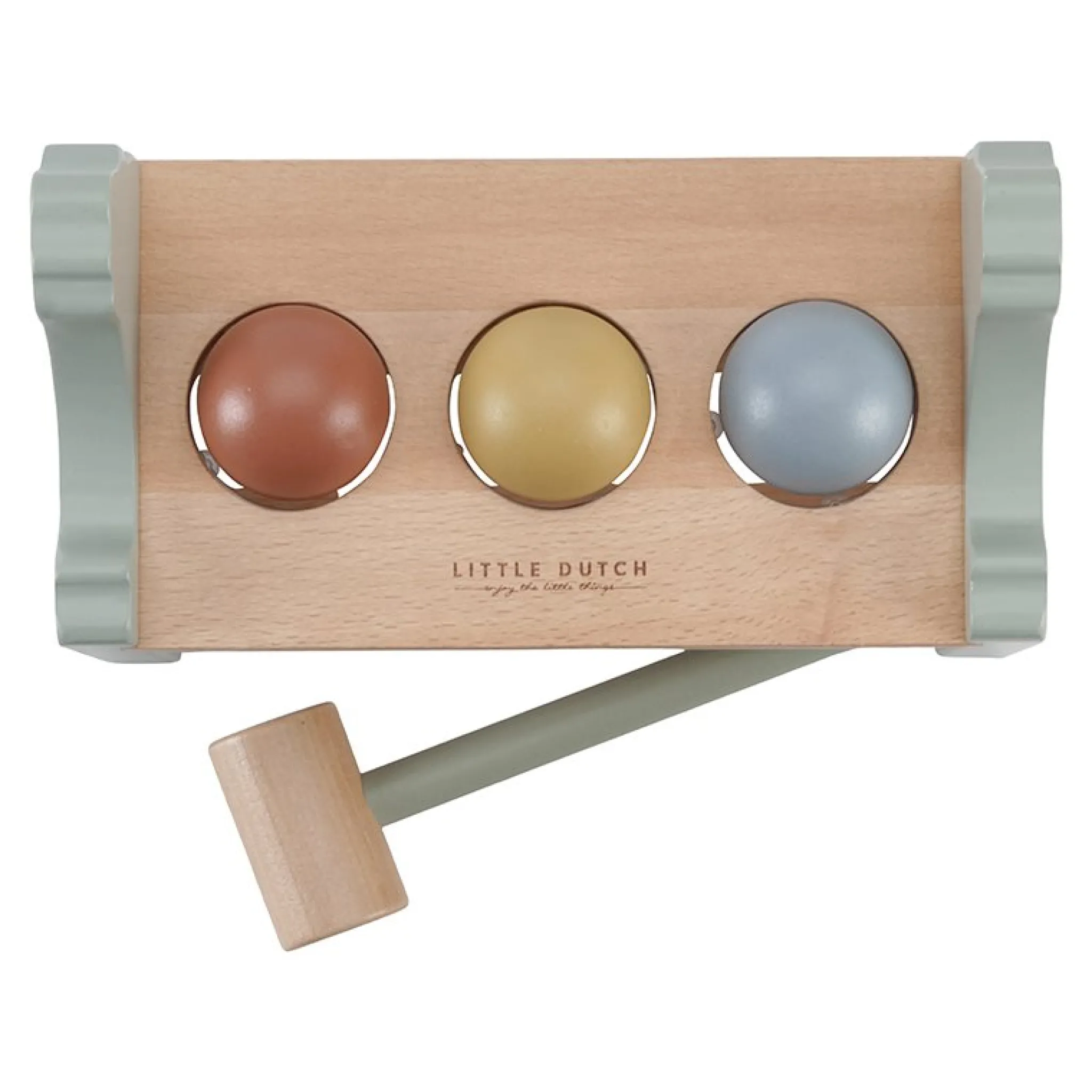 Little Dutch Hammer bench with balls Little Farm Clearance