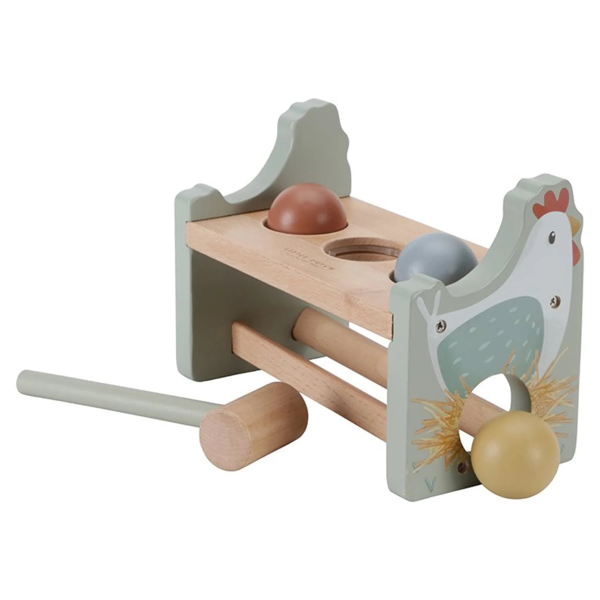 Little Dutch Hammer bench with balls Little Farm Clearance
