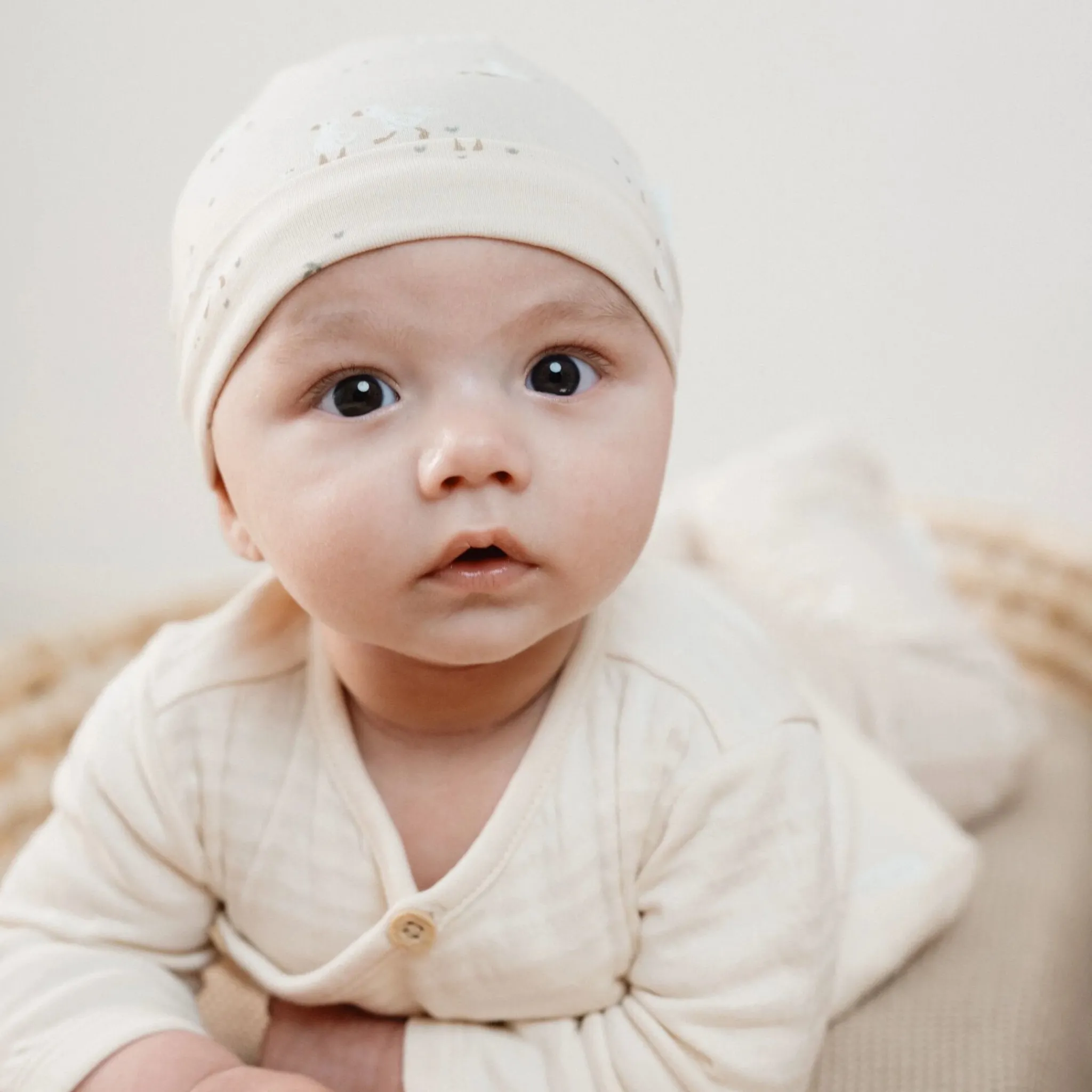 Little Dutch Hat - Beige - Newborn Naturals - Little Goose Sale