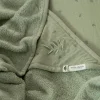 Little Dutch Hooded towel - Green - 100 x 100 - Essentials Outlet