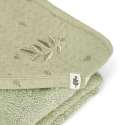 Little Dutch Hooded towel - Green - 100 x 100 - Essentials Outlet