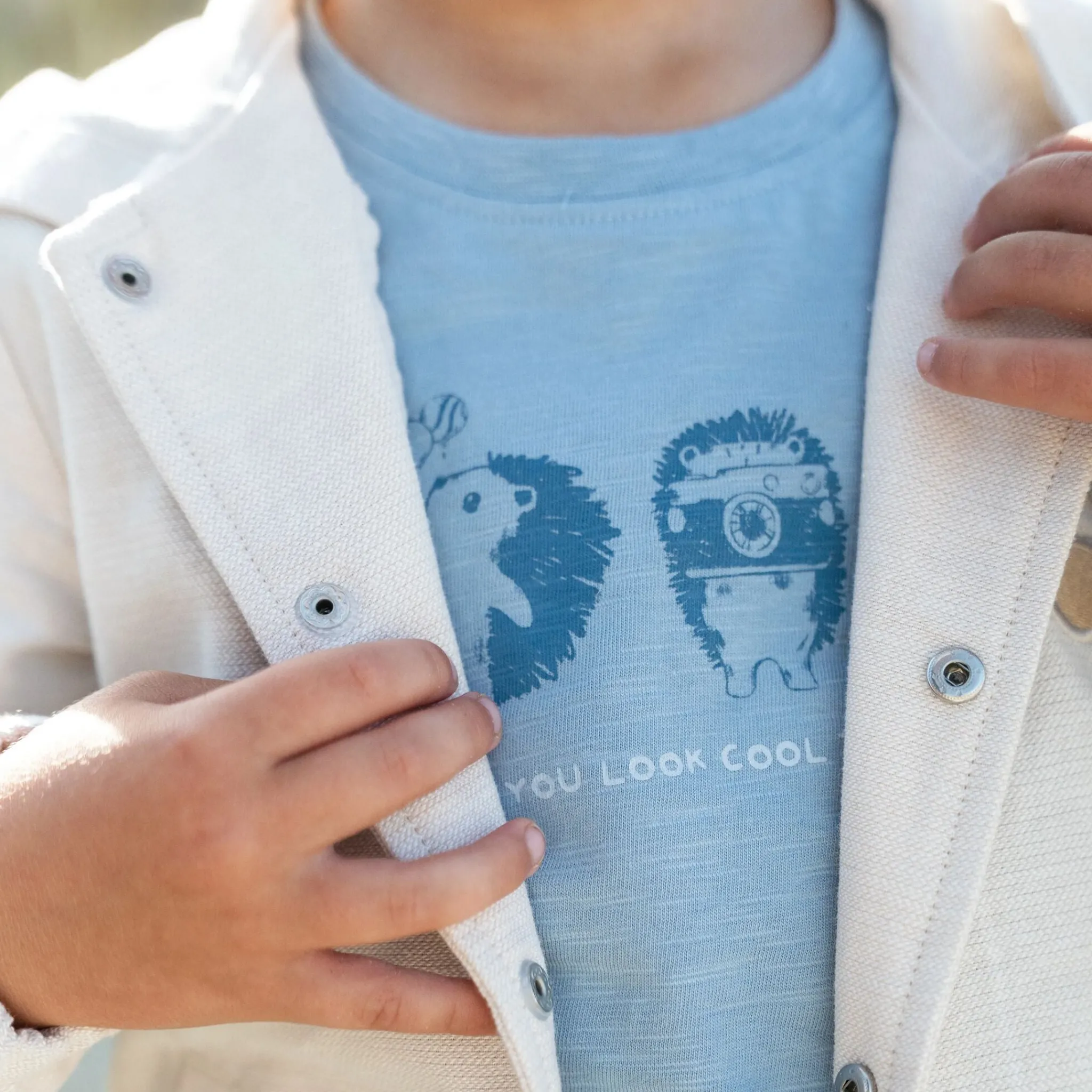 Little Dutch Hooded vest - Sand Online