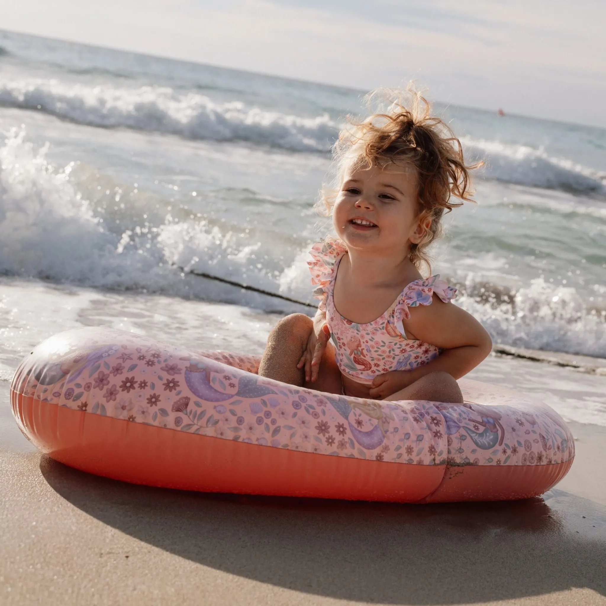 Little Dutch Inflatable Boat - Pink - Dreamy Mermaid Hot