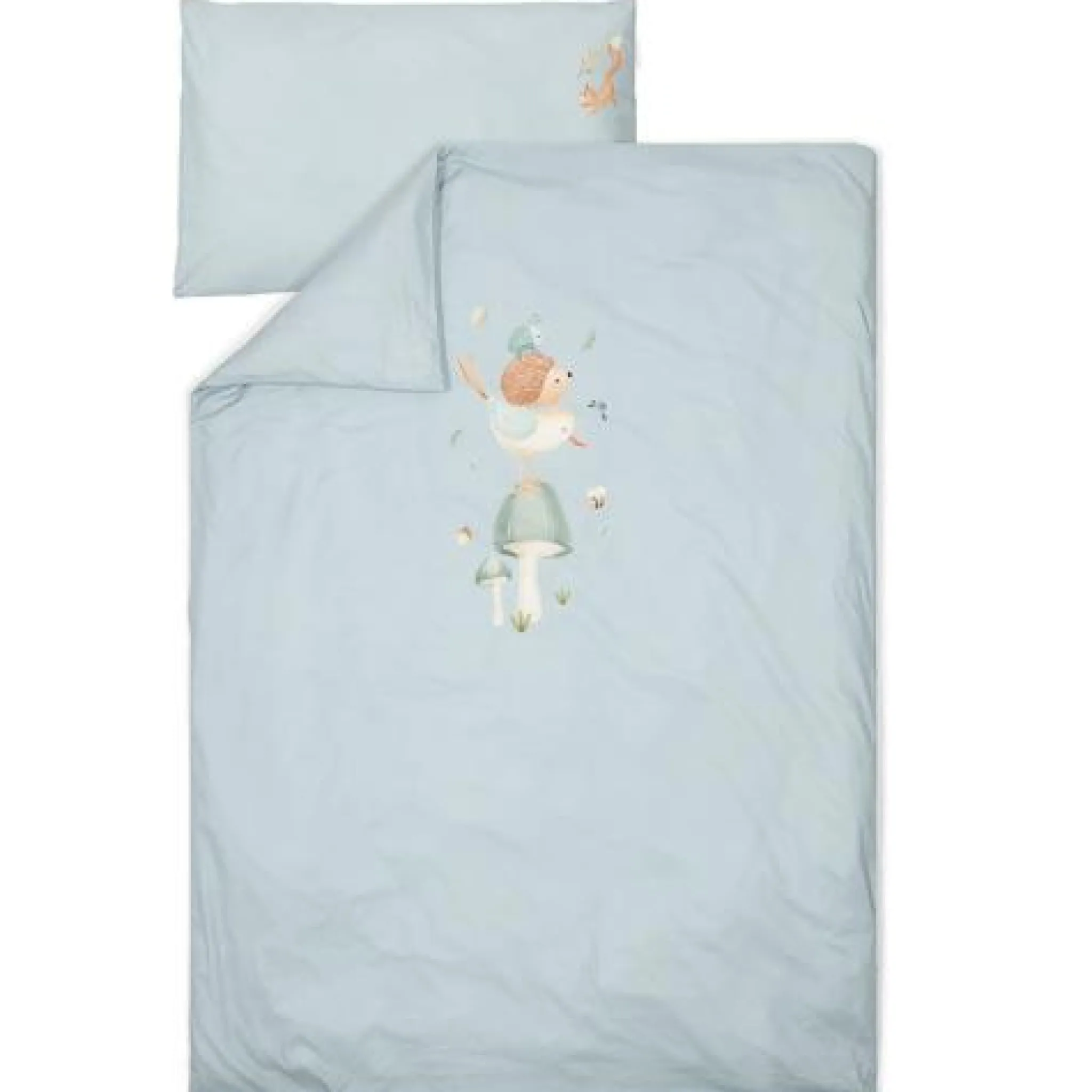 Little Dutch Junior duvet cover - Blue - Forest Friends New