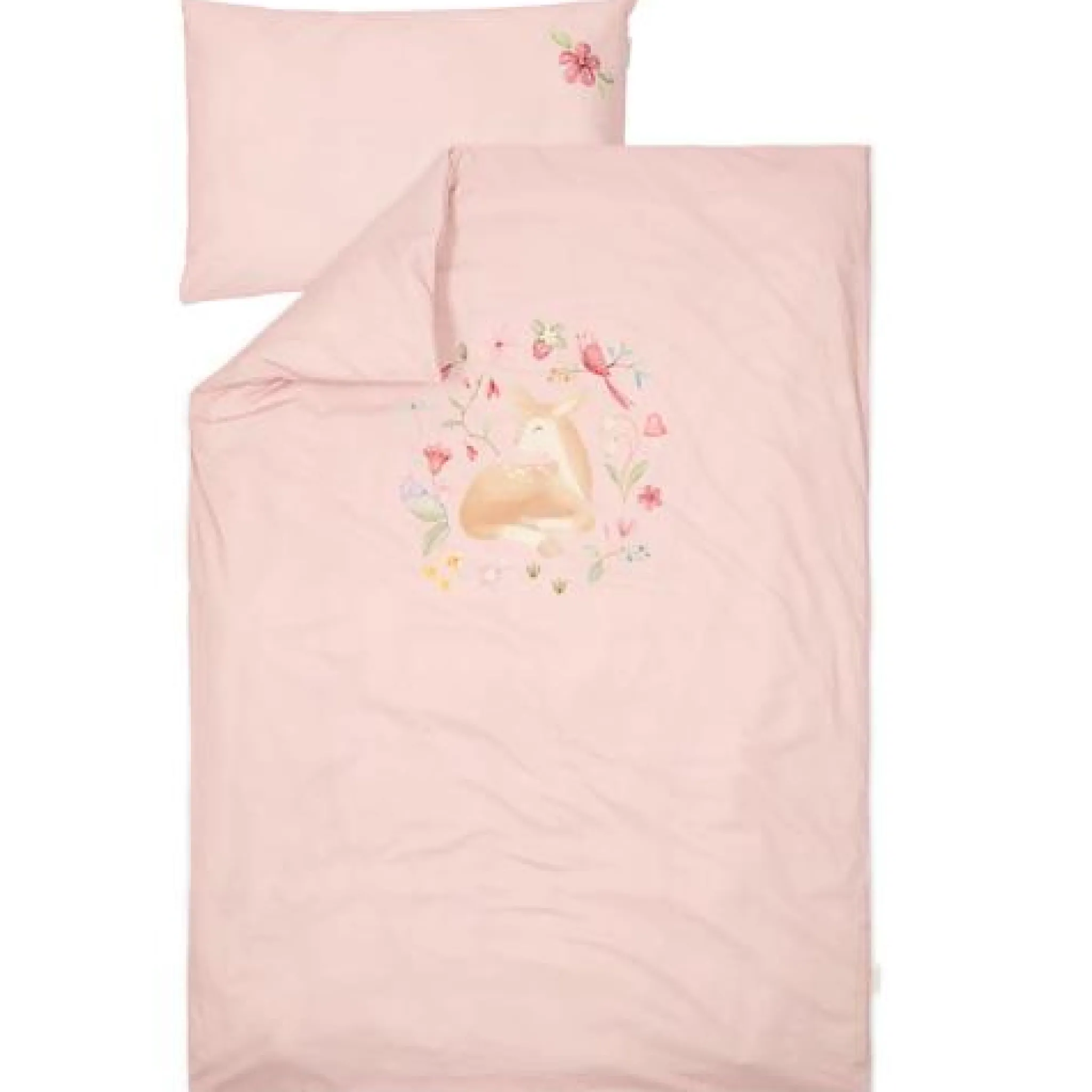 Little Dutch Junior duvet cover - Pink - Fairy Garden Online
