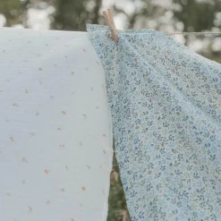 Little Dutch Junior Fitted sheet - White - Size Junior - Forest Friends - Forest Treasures Online
