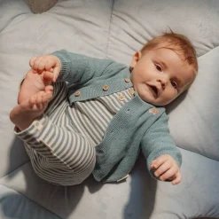 Little Dutch Knitted cardigan - Blue - Forest Friends