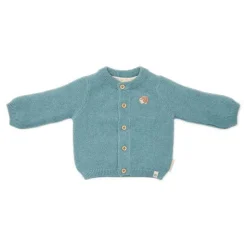 Little Dutch Knitted cardigan - Blue - Forest Friends