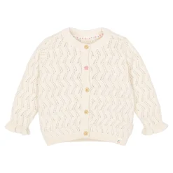 Little Dutch Knitted cardigan - White Sale