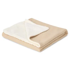 Little Dutch Knitted cradle blanket - fleece - Beige - Essentials Clearance