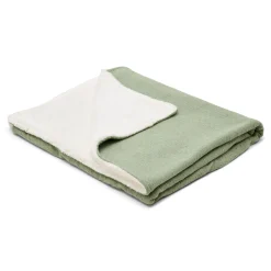 Little Dutch Knitted Cradle Blanket – Fleece – Green Best