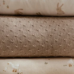 Little Dutch Knitted crib blanket – Beige – Essentials Outlet