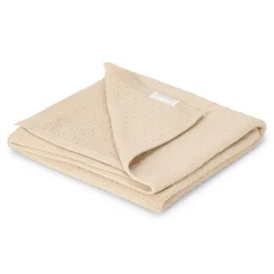 Little Dutch Knitted crib blanket – Beige – Essentials Outlet