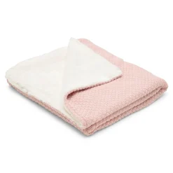 Little Dutch Knitted crib blanket - Pink - Essentials Clearance
