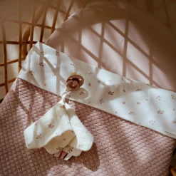 Little Dutch Knitted crib blanket - Pink - Essentials Clearance
