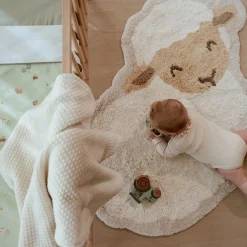 Little Dutch Knitted crib blanket – White – Essentials Hot