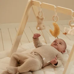 Little Dutch Knitted pants - Beige - Newborn Naturals Sale