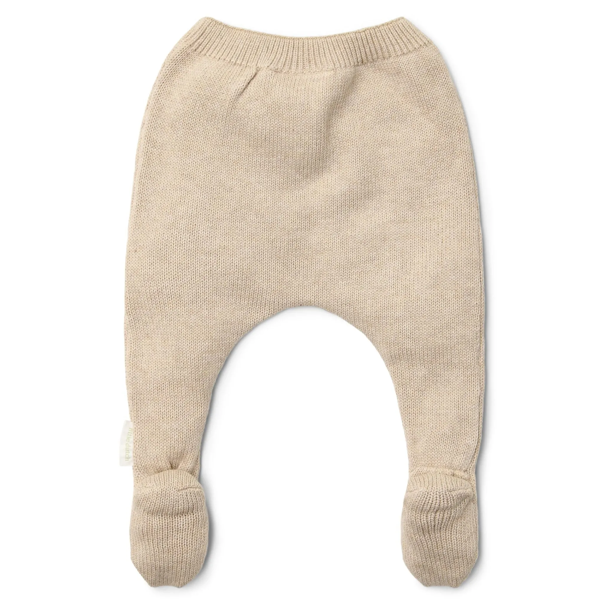 Little Dutch Knitted pants - Beige - Newborn Naturals Sale
