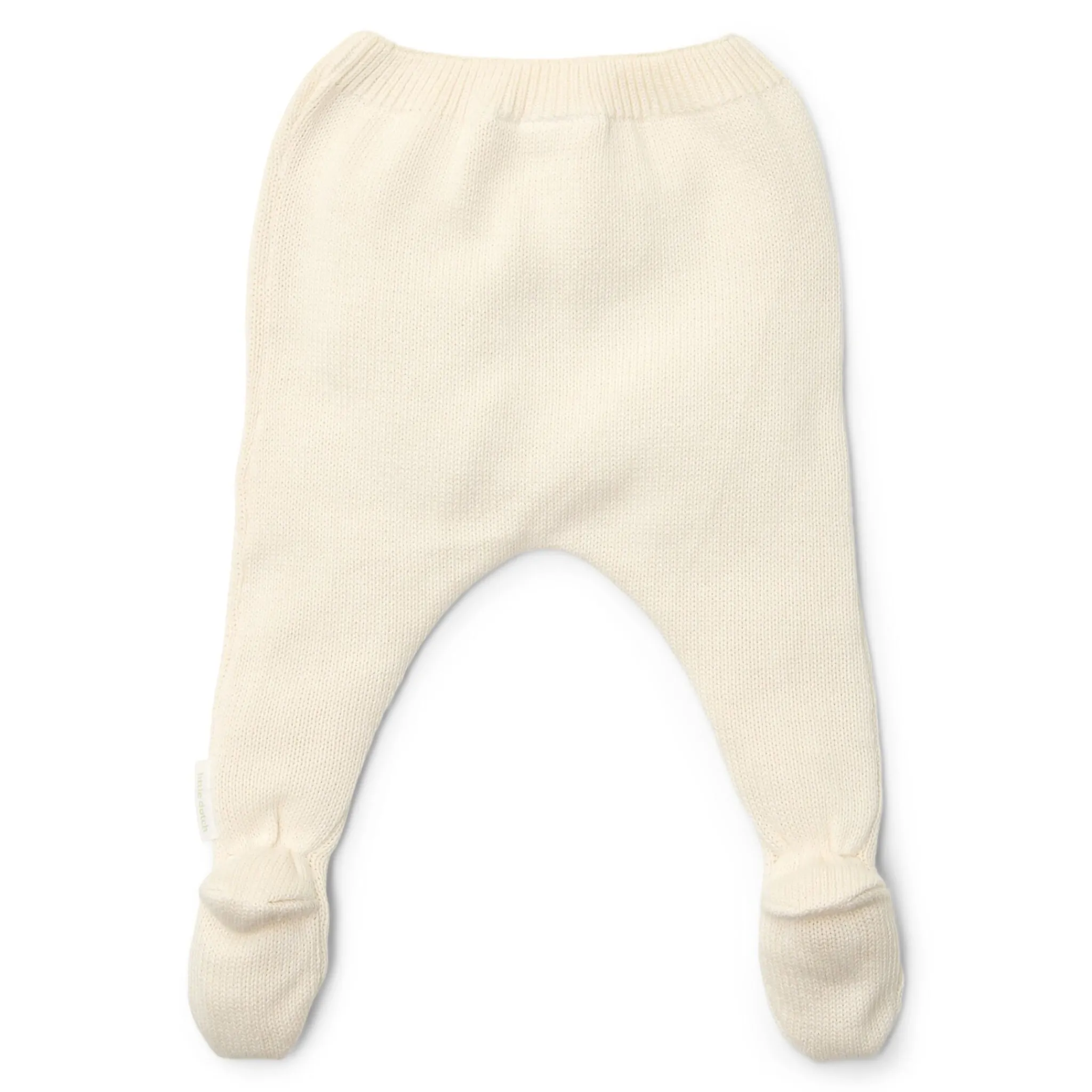 Little Dutch Knitted pants - White - Newborn Naturals Sale