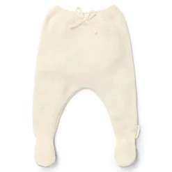 Little Dutch Knitted pants - White - Newborn Naturals Sale