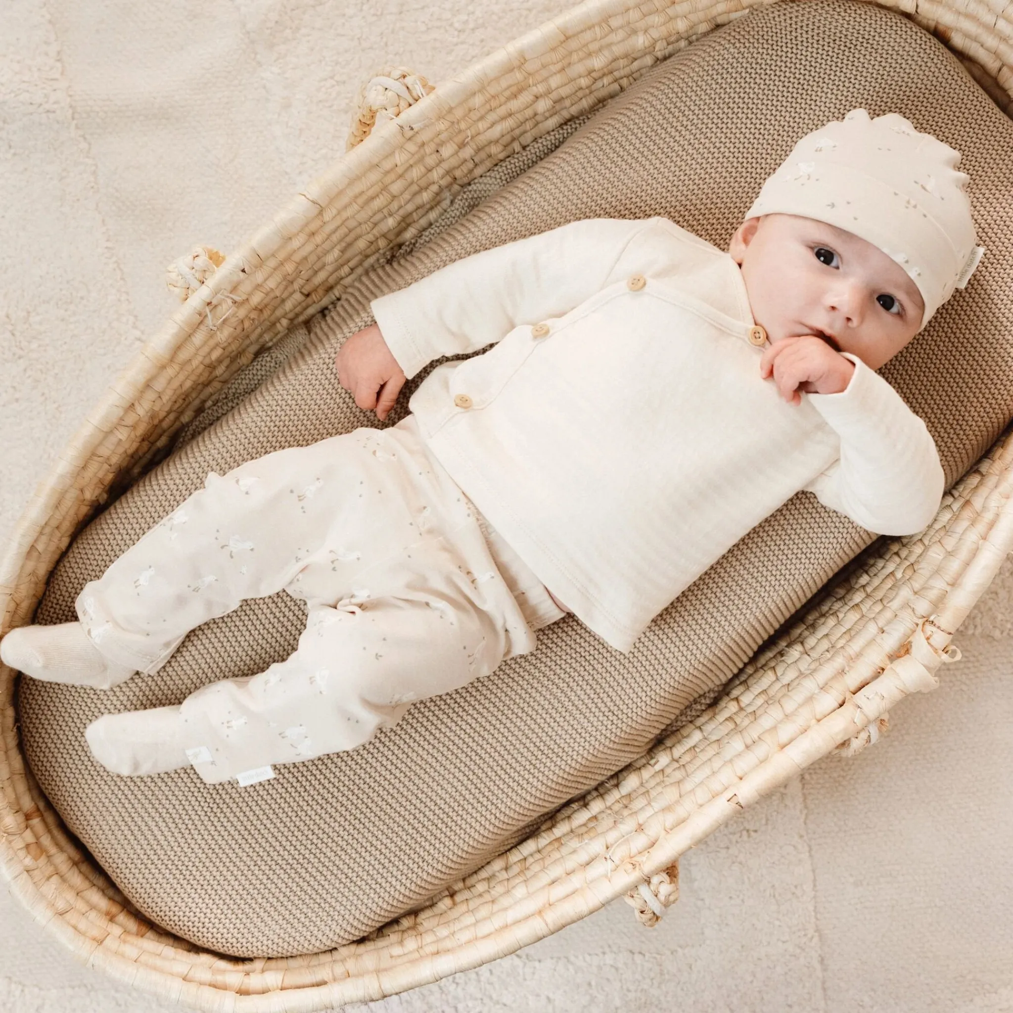 Little Dutch Legging - Beige - Newborn Naturals - Little Goose Discount