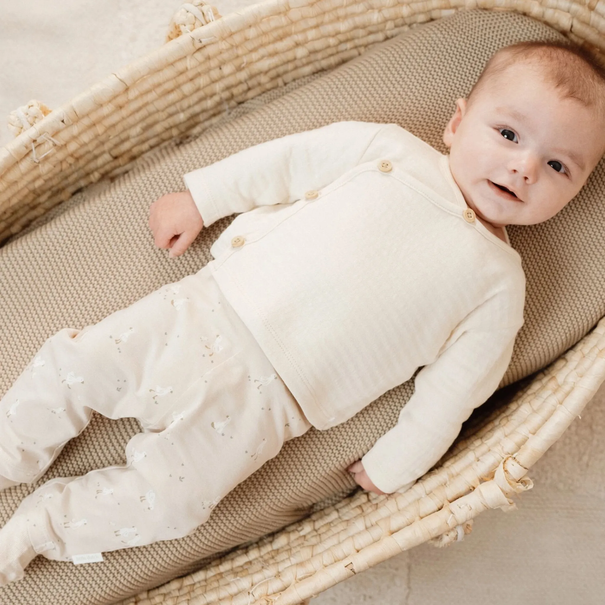 Little Dutch Legging - Beige - Newborn Naturals - Little Goose Discount