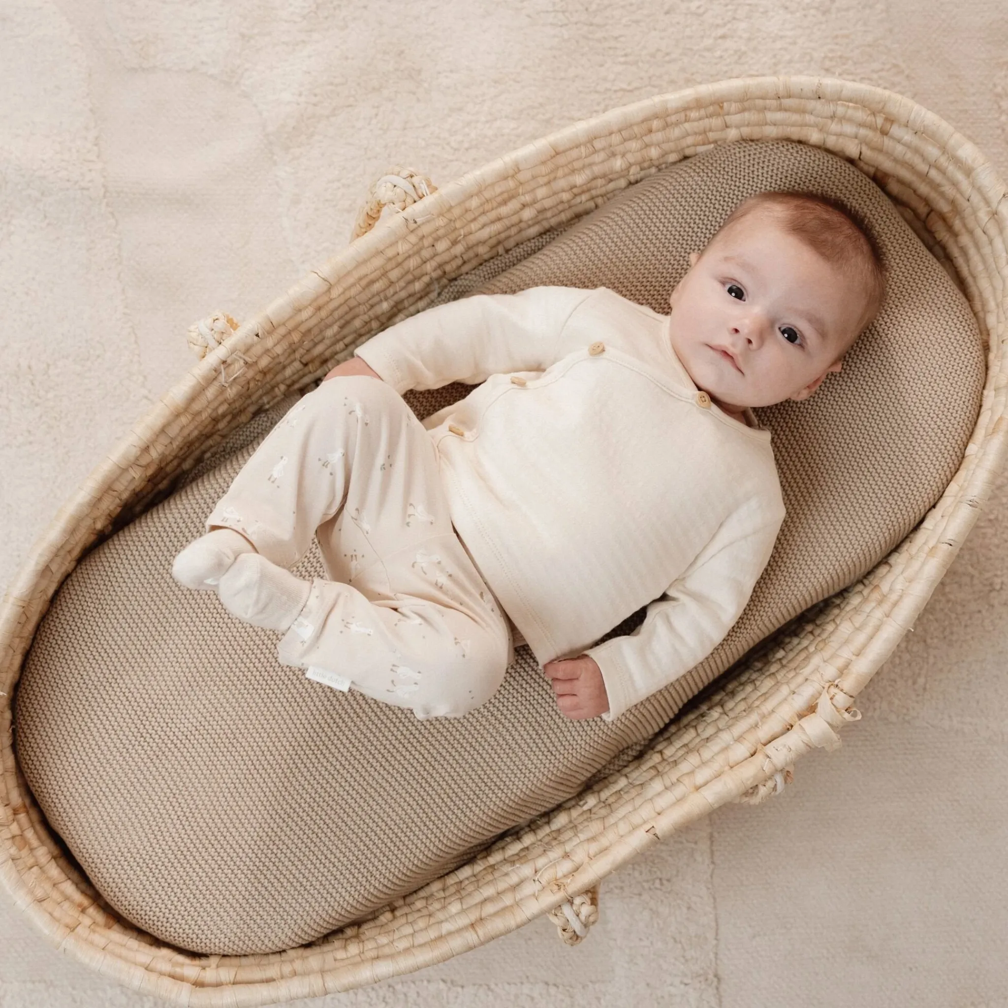 Little Dutch Legging - Beige - Newborn Naturals - Little Goose Discount