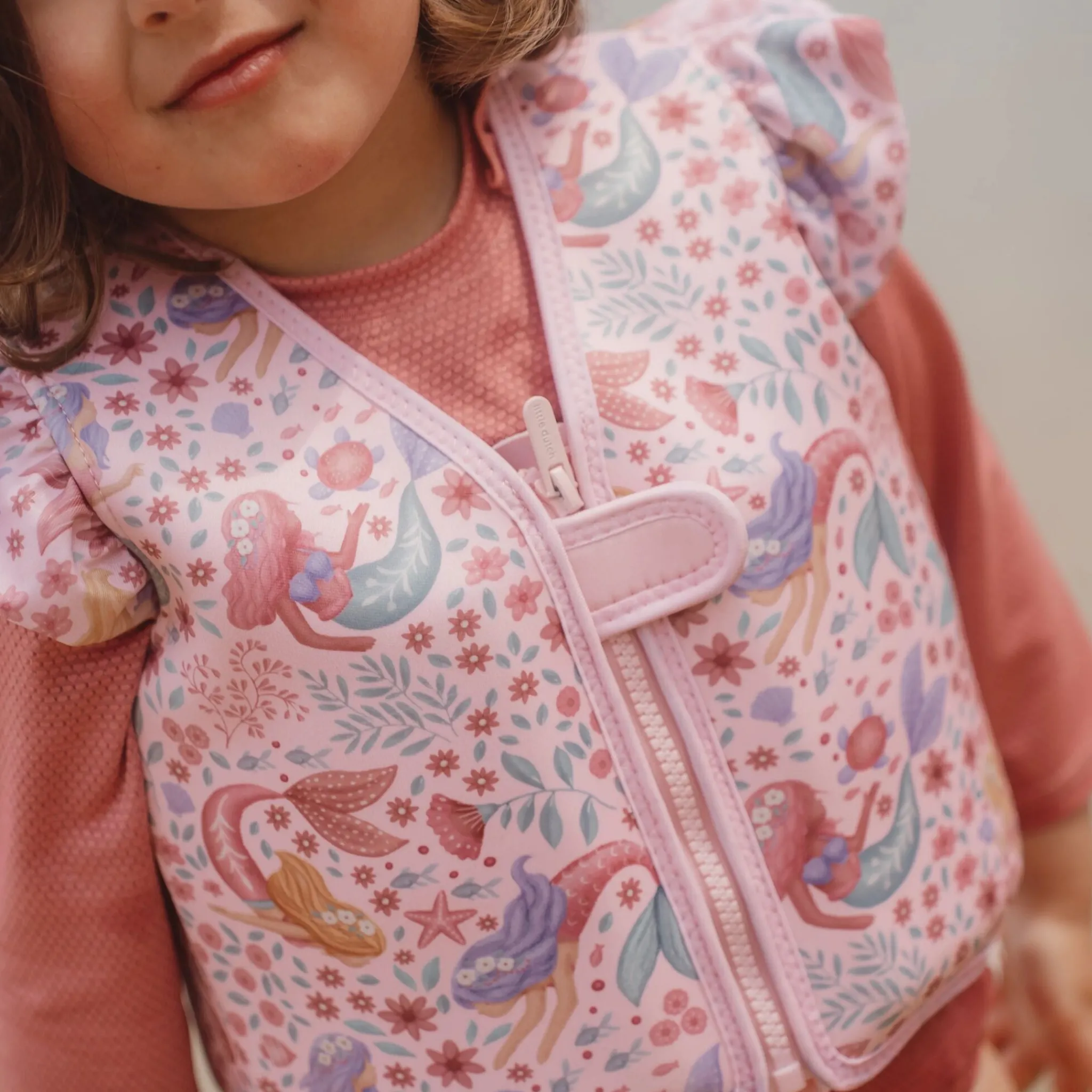 Little Dutch Life Jacket - Pink - Dreamy Mermaid - 2-3 Years Sale