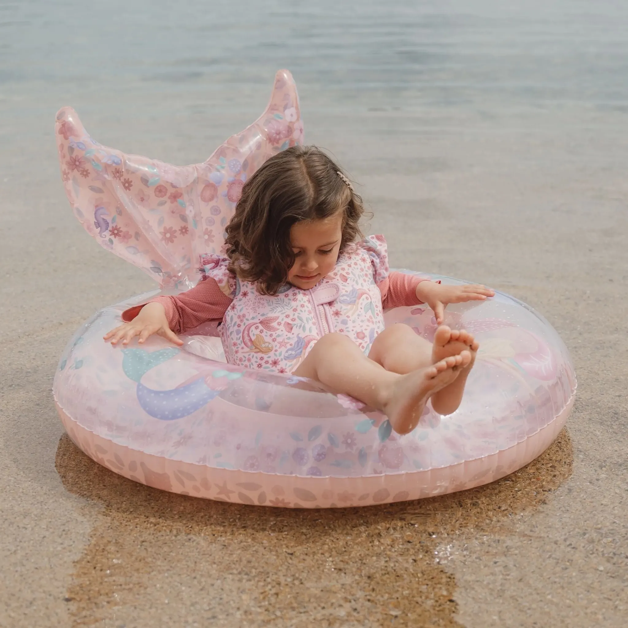 Little Dutch Life Jacket - Pink - Dreamy Mermaid - 2-3 Years Sale
