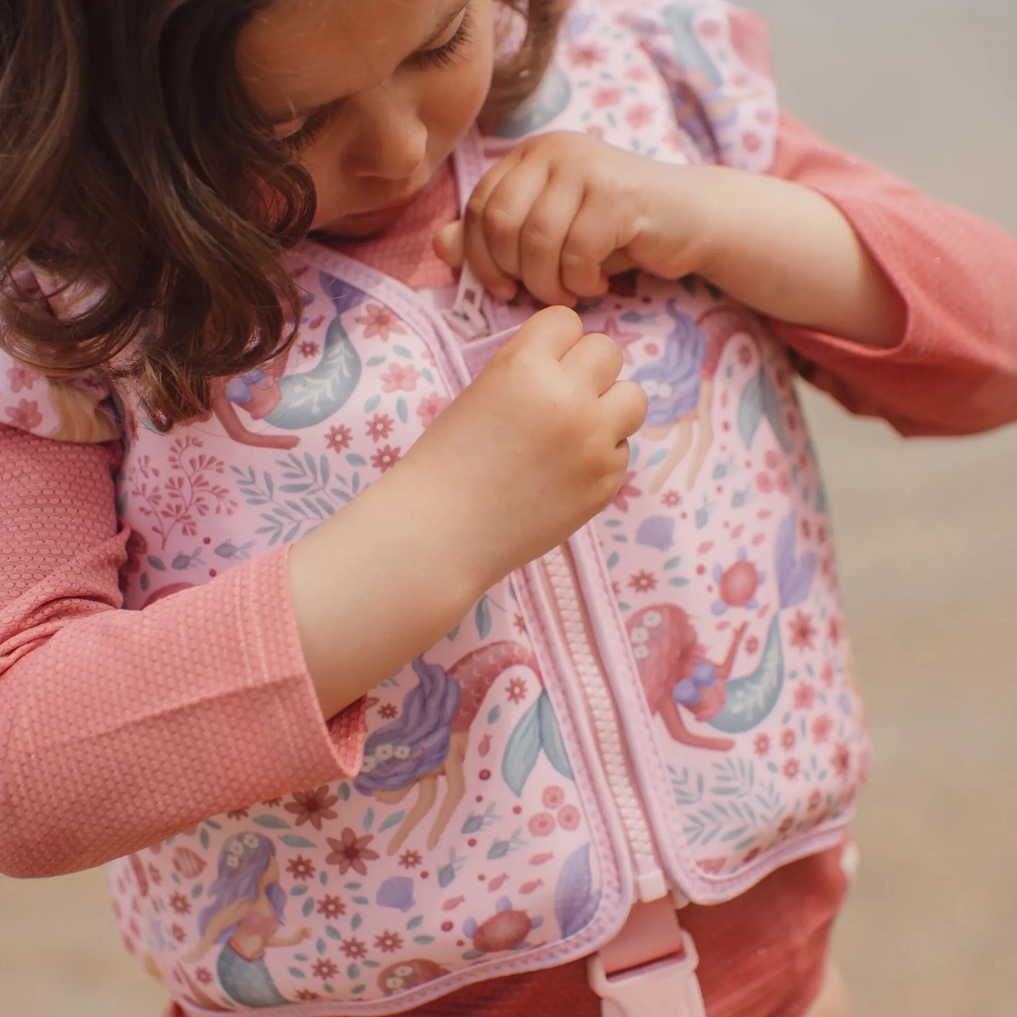 Little Dutch Life Jacket - Pink - Dreamy Mermaid - 2-3 Years Sale