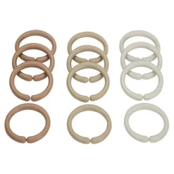 Little Dutch Little Loops toy rings - Beige New