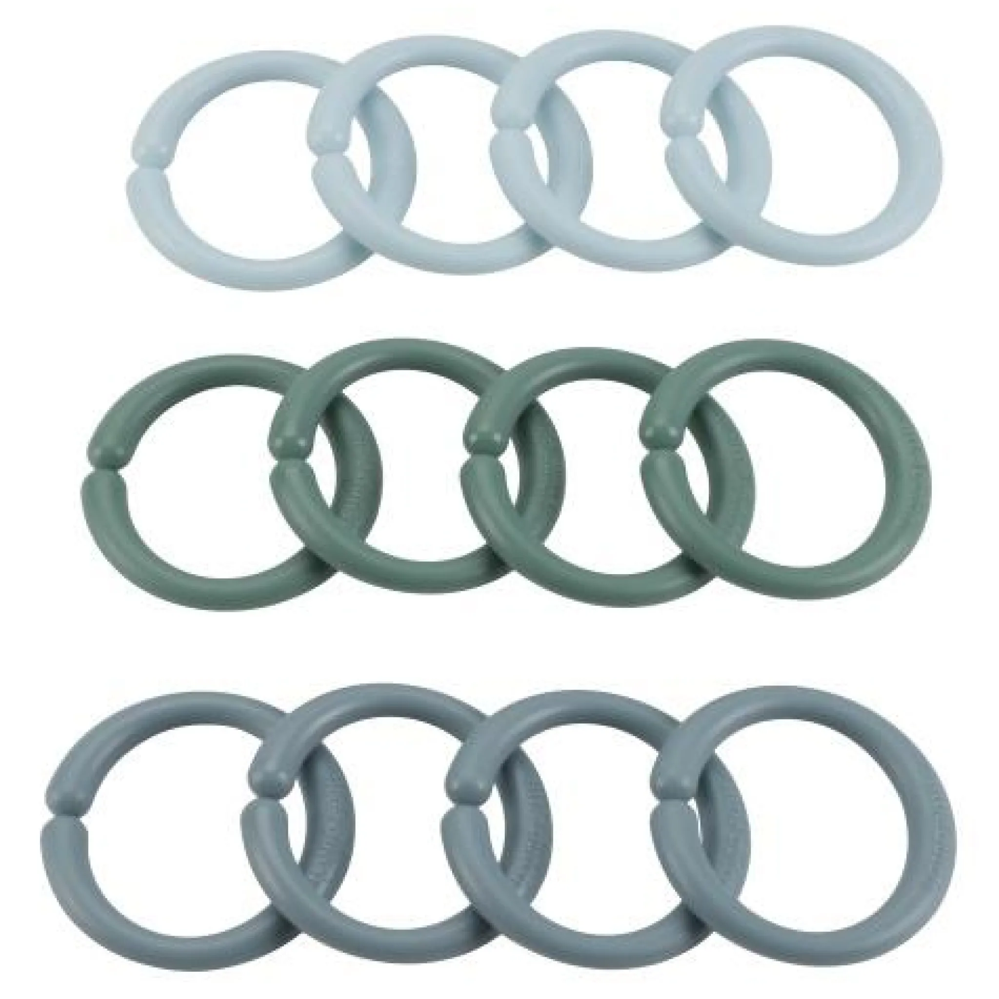Little Dutch Little Loops Toy Rings - Blue - Forest Friends New
