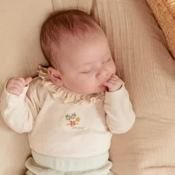 Little Dutch Long sleeve romper - Sand - Little Farm - Print