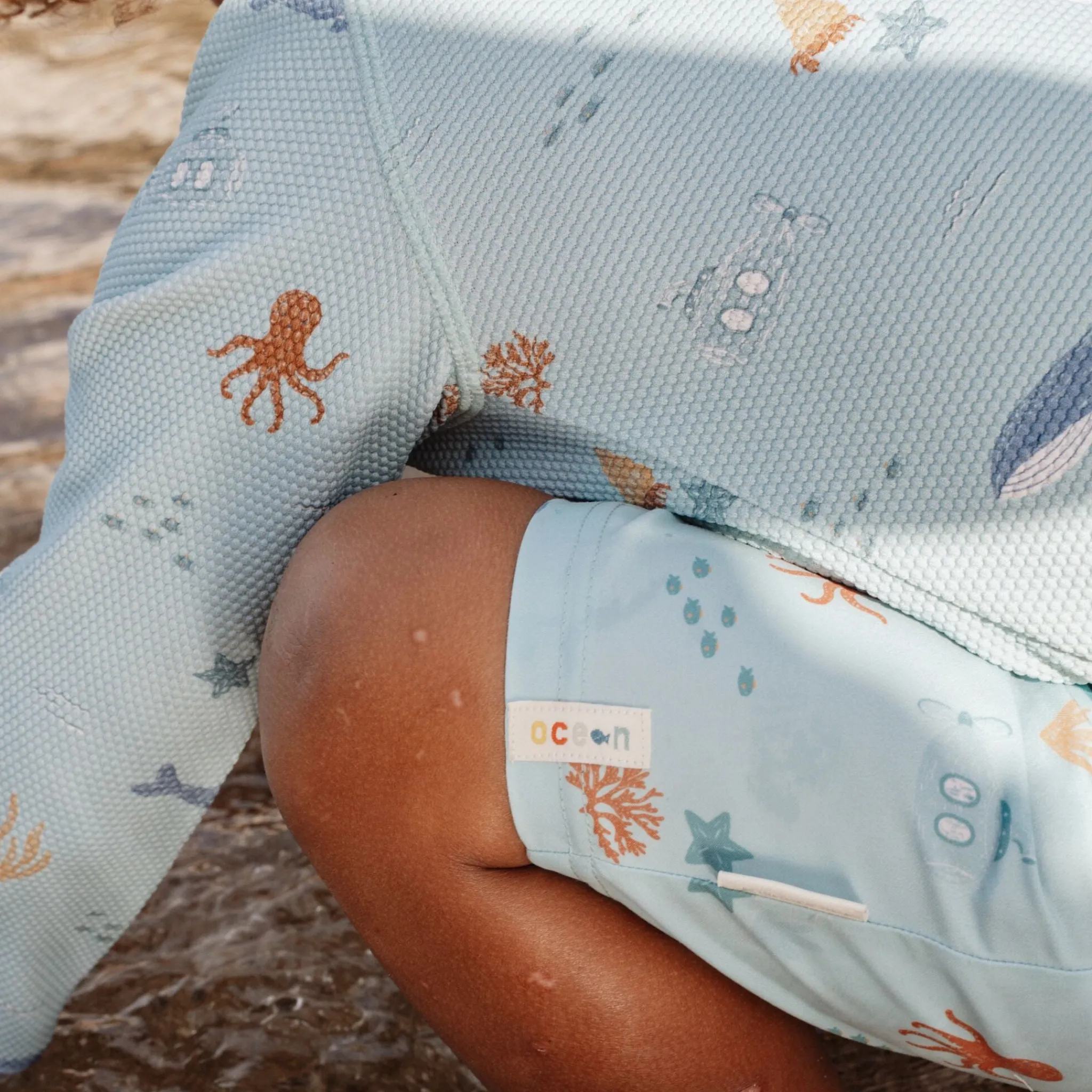 Little Dutch Long sleeve swim shirt - UPF 40 - Green - Ocean Friends Outlet