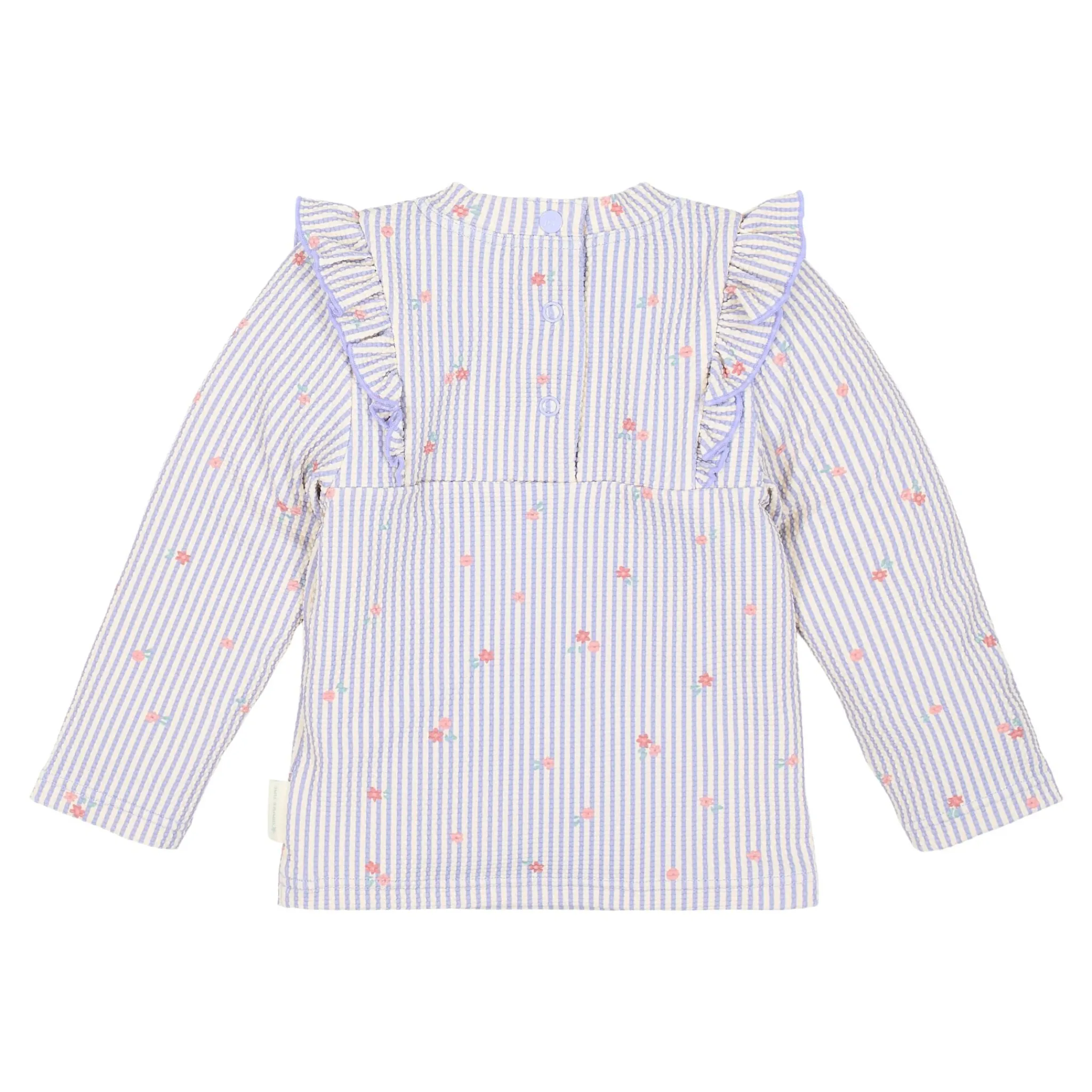 Little Dutch Long sleeve swim shirt - UPF 40 - Purple - Stripes Discount